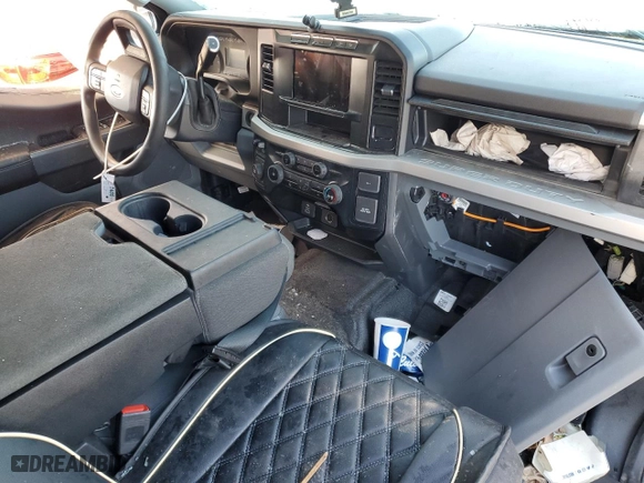 2023 Ford Super Duty F-250 SRW XL with VIN 1FT7W2BN2PEC09626, listed as a Copart auction lot 72182884 with 0 mi miles and Salvage Title. Bid and sale history available at carsss.com. Image 8.