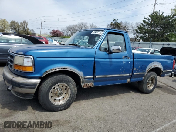 1995 Ford F-150 with VIN 1FTEF15H5SNB72572, listed as a Copart auction lot 52452315 with 303,554 mi miles and Salvage Title. Bid and sale history available at carsss.com. Image 1.