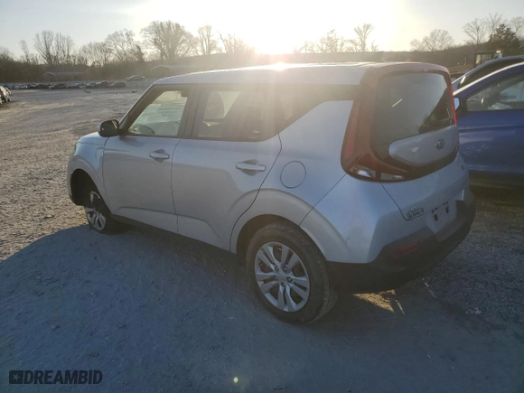 2020 Kia Soul LX with VIN KNDJ23AU8L7106645, listed as a Copart auction lot 48455195 with 56,237 mi miles and Salvage Title. Bid and sale history available at carsss.com. Image 2.