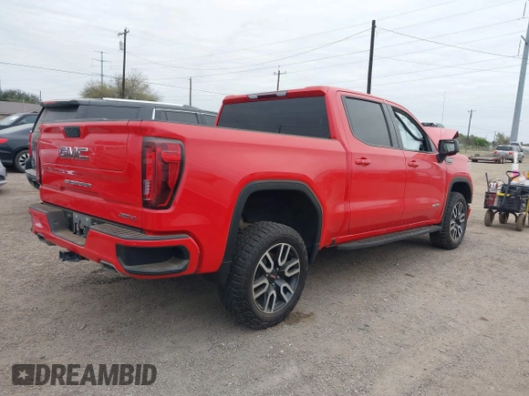 2021 GMC Sierra 1500 AT4 with VIN 3GTP9EEL1MG465554, listed as a IAAI auction lot 41279381 with 54,735 mi miles. Bid and sale history available at carsss.com. Image 4.