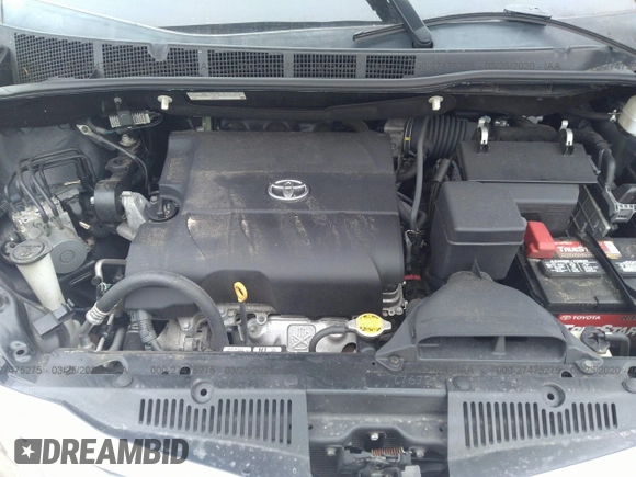 2015 Toyota Sienna XLE with VIN 5TDYK3DC2FS569246, listed as a IAAI auction lot 27475275 with 49,089 mi miles. Bid and sale history available at carsss.com. Image 10.