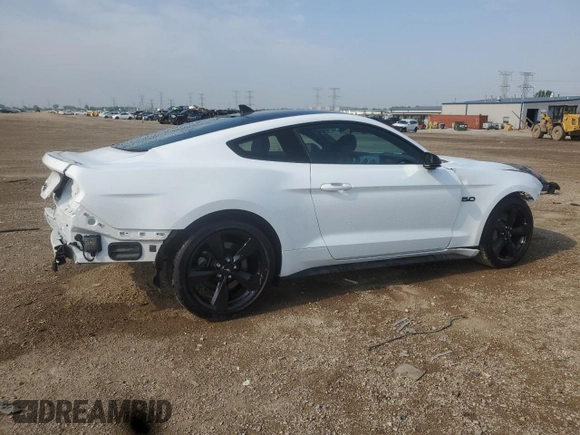 2023 Ford Mustang GT with VIN 1FA6P8CF7P5307172, listed as a Copart auction lot 59307055 with 26,166 mi miles and Salvage title. Bid and sale history available at DreamBid. Image 3.