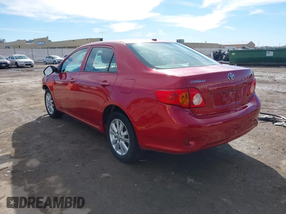 2010 Toyota Corolla with VIN 2T1BU4EE3AC407424, listed as a IAAI auction lot 41655603 with 109,617 mi miles. Bid and sale history available at carsss.com. Image 3.