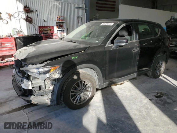2018 Mazda CX-5 Sport with VIN JM3KFBBM8J0460017, listed as a Copart auction lot 84791344 with 75,092 mi miles and Salvage Title. Bid and sale history available at carsss.com. Image 1.