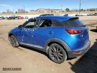 2017 Mazda CX-3 Grand Touring with VIN JM1DKFD75H0162465, listed as a Copart auction lot 47078635 with 88,689 mi miles and Salvage Title. Bid and sale history available at carsss.com. Image 2.