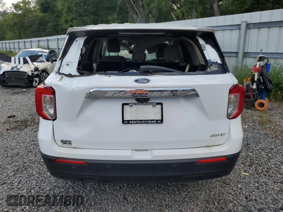2021 Ford Explorer with VIN 1FMSK8BH3MGA78382, listed as a Copart auction lot 68012424 with 38,881 mi miles and Non repairable. Bid and sale history available at DreamBid. Image 6.