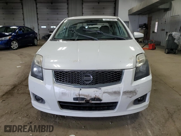 2012 Nissan Sentra SR with VIN 3N1AB6AP4CL693694, listed as a Copart auction lot 53742505 with 156,093 mi miles and Non Repairable. Bid and sale history available at DreamBid. Image 5.