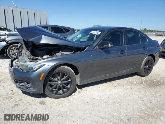 2016 BMW 3 Series 320i xDrive with VIN WBA8E5G58GNT93775, listed as a Copart auction lot 47882395 with 81,974 mi miles and Salvage Title. Bid and sale history available at carsss.com. Image 1.