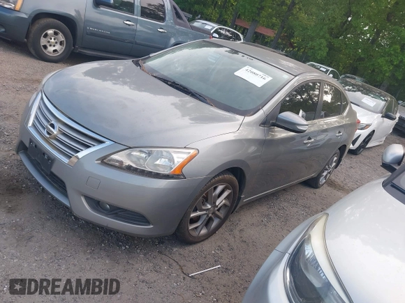 2013 Nissan Sentra SV with VIN 3N1AB7AP9DL779011, listed as a IAAI auction lot 42080716 with 113,896 mi miles. Bid and sale history available at carsss.com. Image 2.