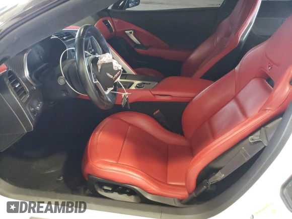 2015 Chevrolet Corvette Z51 3LT with VIN 1G1YM2D78F5107814, listed as a Copart auction lot 67974484 with 36,866 mi miles and Salvage title. Bid and sale history available at DreamBid. Image 7.