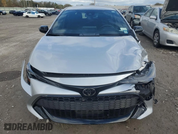 2022 Toyota Corolla Hatchback SE with VIN JTND4MBE9N3179176, listed as a Copart auction lot 75605984 with 25,570 mi miles and Salvage Title. Bid and sale history available at carsss.com. Image 5.