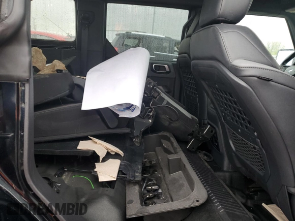 2023 Ford Bronco with VIN 1FMEE5BP5PLB05040, listed as a Copart auction lot 55619375 with 25,856 mi miles and Salvage title. Bid and sale history available at DreamBid. Image 10.