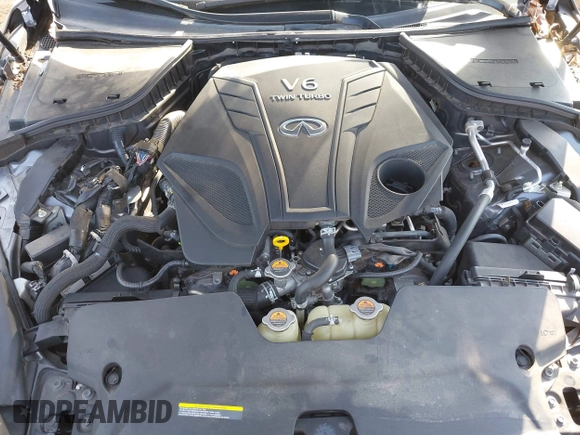 2019 Infiniti Q50 3.0t LUXE with VIN JN1EV7AP7KM513059, listed as a IAAI auction lot 41737122 with 77,337 mi miles. Bid and sale history available at carsss.com. Image 10.