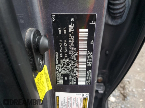 2015 Lexus GX 460 z VIN JTJBM7FX0F5116088, wystawiony jako Copart lot #56901465 z przebiegiem 97 189 mil mil oraz Szkoda całkowita • Salvage title. Historia ofert i sprzedaży dostępna na DreamBid. Obrazek 13.