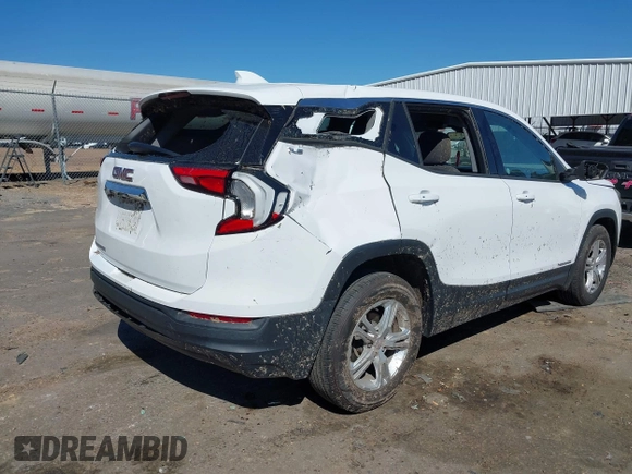2020 GMC Terrain SLE with VIN 3GKALMEV1LL224087, listed as a IAAI auction lot 41843729 with 54,152 mi miles. Bid and sale history available at carsss.com. Image 6.