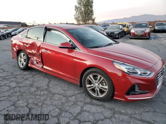 2018 Hyundai Sonata Limited with VIN 5NPE34AF6JH630567, listed as a Copart auction lot 85752354 with 55,219 mi miles and Salvage Title. Bid and sale history available at DreamBid. Image 4.