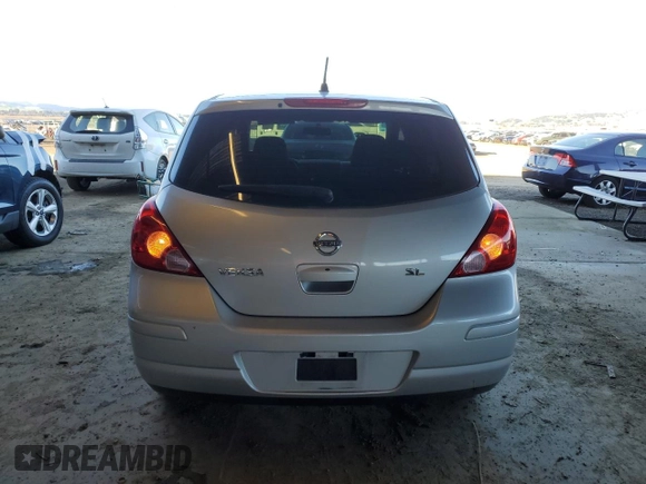 2008 Nissan Versa 1.8 S with VIN 3N1BC13E28L372714, listed as a Copart auction lot 44194925 with 93,110 mi miles and Salvage Title. Bid and sale history available at carsss.com. Image 6.
