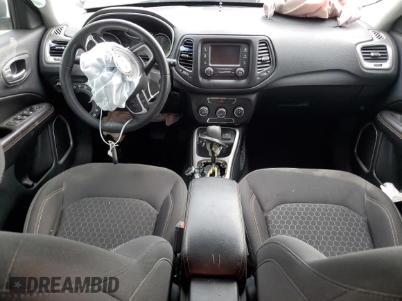 2017 Jeep Compass Sport with VIN 3C4NJCAB6HT632763, listed as a Copart auction lot 69117274 with Not Provided miles and Salvage Title. Bid and sale history available at carsss.com. Image 8.