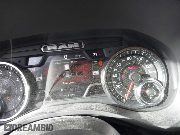 2023 Ram 1500 Big Horn z VIN 1C6RRFBG4PN550817, wystawiony jako IAAI lot #41240195 z przebiegiem 8 105 mil mil oraz . Historia ofert i sprzedaży dostępna na DreamBid. Obrazek 7.