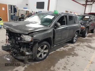 2017 Jeep Compass High Altitude with VIN 1C4NJDEB6HD192808, listed as a IAAI auction lot 41287965 with 68,357 mi miles. Bid and sale history available at carsss.com. Image 2.