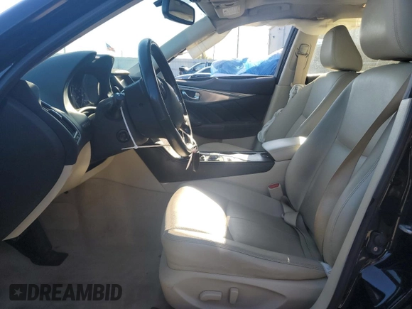 2017 Infiniti Q50 Signature Edition with VIN JN1EV7AP5HM735799, listed as a Copart auction lot 49099925 with 73,007 mi miles and Salvage Title. Bid and sale history available at DreamBid. Image 7.