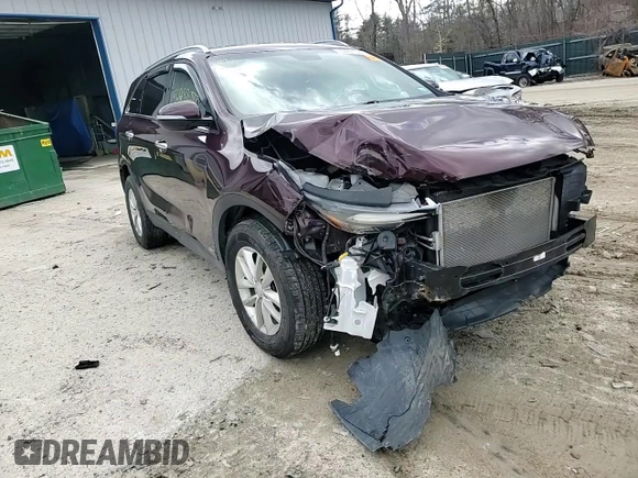 2017 Kia Sorento LX with VIN 5XYPGDA39HG328484, listed as a Copart auction lot 52297085 with Not provided miles and Salvage title. Bid and sale history available at DreamBid. Image 12.