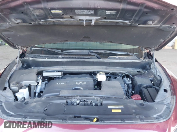 2019 Infiniti QX60 Luxe z VIN 5N1DL0MMXKC506230, wystawiony jako IAAI lot #41922656 z przebiegiem 63 621 mil mil oraz . Historia ofert i sprzedaży dostępna na DreamBid. Obrazek 10.