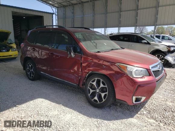 2015 Subaru Forester XT Touring with VIN JF2SJGUC3FH489959, listed as a Copart auction lot 53357525 with 123,273 mi miles and Salvage title. Bid and sale history available at DreamBid. Image 4.