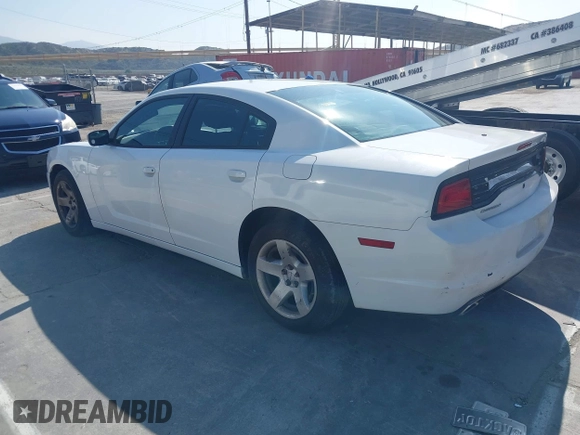 2013 Dodge Charger Police with VIN 2C3CDXAT9DH714055, listed as a IAAI auction lot 42099590 with Not Provided miles and . Bid and sale history available at DreamBid. Image 3.