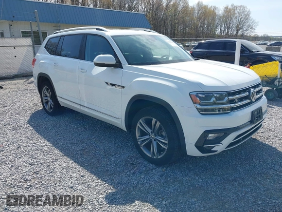 2019 Volkswagen Atlas SEL R-Line with VIN 1V2RR2CA1KC522035, listed as a IAAI auction lot 41939096 with 43,062 mi miles and . Bid and sale history available at DreamBid. Image 1.
