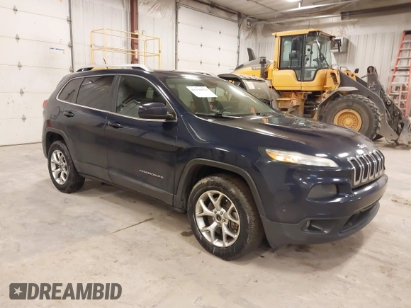 2014 Jeep Cherokee Latitude with VIN 1C4PJMCS9EW239549, listed as a IAAI auction lot 41156954 with 167,331 mi miles and . Bid and sale history available at DreamBid. Image 1.