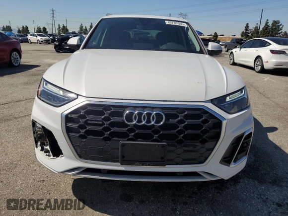 2023 Audi Q5 S line Premium with VIN WA1GAAFY5P2136566, listed as a Copart auction lot 49739365 with 29,014 mi miles and Salvage Title. Bid and sale history available at carsss.com. Image 5.