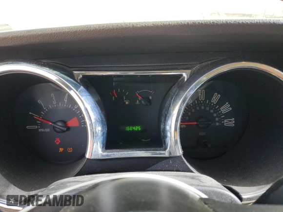 2008 Ford Mustang Deluxe with VIN 1ZVHT80N185201647, listed as a Copart auction lot 53337135 with 168,425 mi miles and Salvage Title. Bid and sale history available at carsss.com. Image 9.