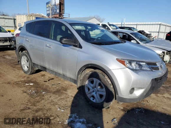 2015 Toyota RAV4 LE with VIN JTMBFREV7FD130410, listed as a Copart auction lot 88517215 with 143,361 mi miles and Salvage title. Bid and sale history available at DreamBid. Image 4.