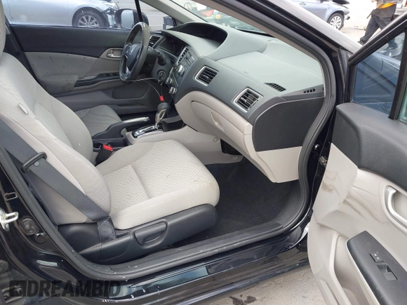 2014 Honda Civic Sedan LX with VIN 19XFB2F57EE253852, listed as a IAAI auction lot 42115504 with 83,599 mi miles. Bid and sale history available at carsss.com. Image 5.
