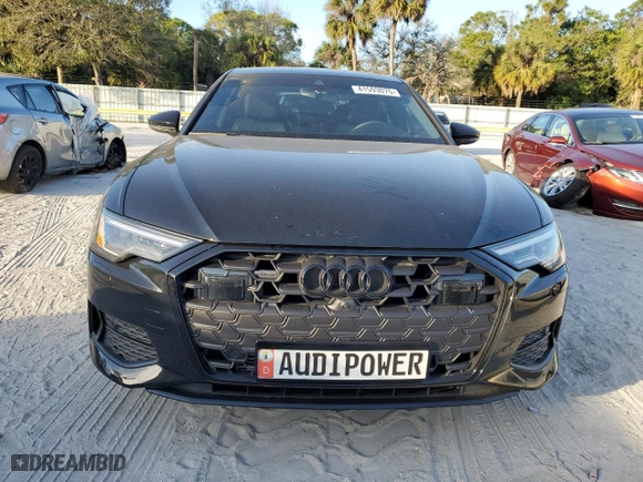 2024 Audi A6 Sedan Premium Plus with VIN WAUE3BF24RN029600, listed as a Copart auction lot 41593075 with 0 mi miles and Salvage Title. Bid and sale history available at carsss.com. Image 5.