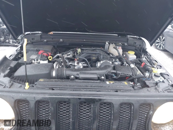 2023 Jeep Wrangler Sport S with VIN 1C4HJXDG8PW653828, listed as a IAAI auction lot 41239974 with 16,076 mi miles and . Bid and sale history available at DreamBid. Image 10.