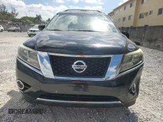 2014 Nissan Pathfinder SL with VIN 5N1AR2MNXEC645039, listed as a Copart auction lot 53368885 with 100,992 mi miles and Salvage Title. Bid and sale history available at DreamBid. Image 5.