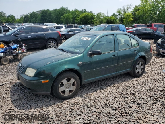 2001 Volkswagen Jetta with VIN 3VWST29M31M013547, listed as a Copart auction lot 60316525 with 156,596 mi miles and Salvage title. Bid and sale history available at DreamBid. Image 1.