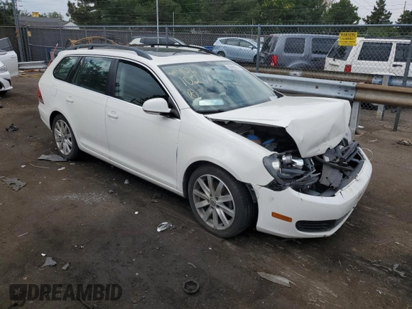 2012 Volkswagen Jetta SportWagen SE with VIN 3VWPP7AJ1CM616606, listed as a Copart auction lot 63988374 with 0 mi miles and Salvage Title. Bid and sale history available at carsss.com. Image 4.