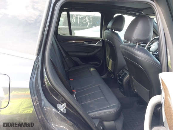 2019 BMW X3 xDrive30i with VIN 5UXTR9C51KLE12011, listed as a IAAI auction lot 41453898 with 53,712 mi miles. Bid and sale history available at carsss.com. Image 8.
