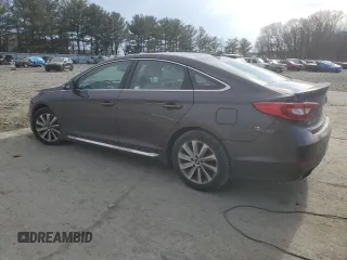 2017 Hyundai Sonata Sport with VIN 5NPE34AF7HH449293, listed as a Copart auction lot 46923095 with 83,187 mi miles and Salvage Title. Bid and sale history available at DreamBid. Image 2.