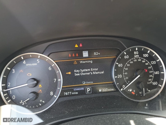 2024 Infiniti QX50 SENSORY with VIN 3PCAJ5EB2RF112760, listed as a Copart auction lot 51296305 with 7,677 mi miles and Salvage Title. Bid and sale history available at carsss.com. Image 9.