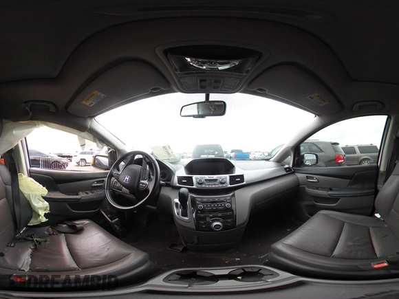 2013 Honda Odyssey Touring with VIN 5FNRL5H96DB074819, listed as a IAAI auction lot 41898358 with 123,428 mi miles and . Bid and sale history available at carsss.com. Image 18.