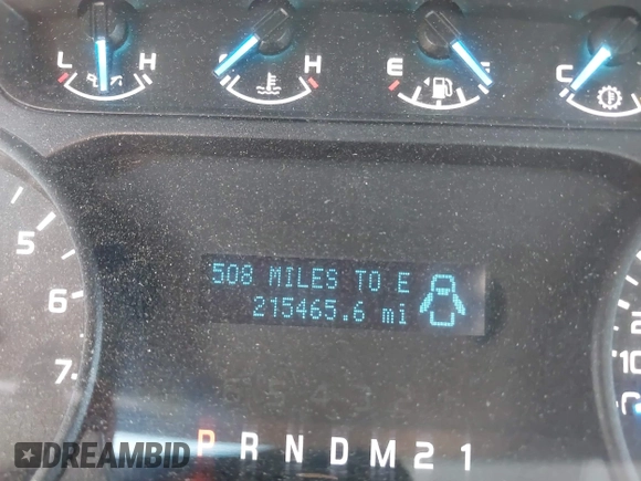 2013 Ford F-150 XL with VIN 1FTFX1EF5DKG43334, listed as a IAAI auction lot 42664129 with 215,465 mi miles and . Bid and sale history available at DreamBid. Image 15.