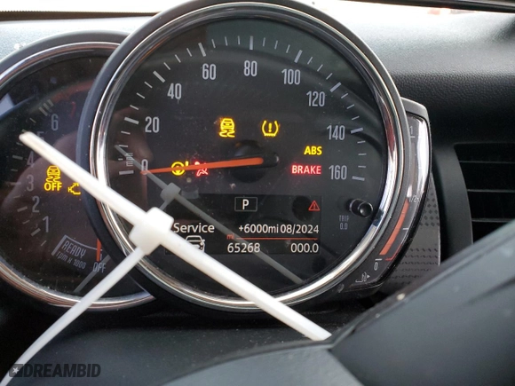 2019 MINI Hardtop 4 Door Cooper with VIN WMWXU1C56K2H74132, listed as a Copart auction lot 41446845 with 65,268 mi miles and Salvage Title. Bid and sale history available at carsss.com. Image 9.