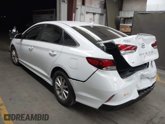 2018 Hyundai Sonata SE with VIN 5NPE24AF9JH698963, listed as a IAAI auction lot 42107412 with 107,047 mi miles and . Bid and sale history available at carsss.com. Image 3.
