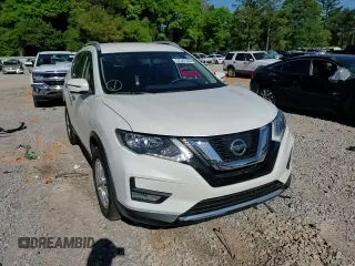 2017 Nissan Rogue SV with VIN JN8AT2MT5HW405487, listed as a Copart auction lot 52342335 with 34,959 mi miles and Salvage Title. Bid and sale history available at carsss.com. Image 12.