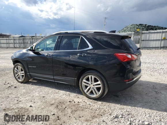 2018 Chevrolet Equinox Premier with VIN 2GNAXVEV7J6229020, listed as a Copart auction lot 46920515 with 43,294 mi miles and Salvage Title. Bid and sale history available at DreamBid. Image 2.