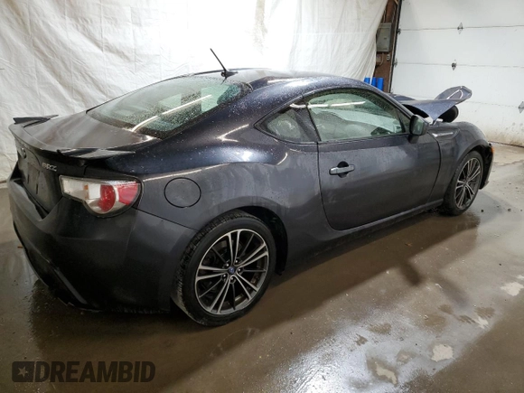 2013 Subaru BRZ Premium with VIN JF1ZCAB11D1605385, listed as a Copart auction lot 80620044 with 187,175 mi miles and Salvage Title. Bid and sale history available at carsss.com. Image 3.